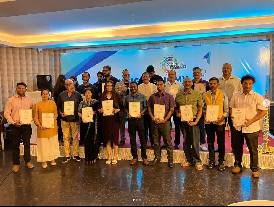 Giving Economy Changemakers Award presentation