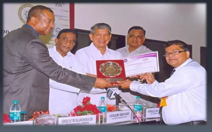 Global Achiever Foundation award presentation