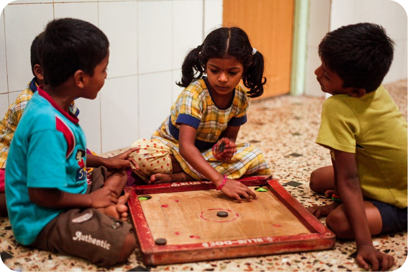 Children at Tremara Usha and Shroff Community Centre