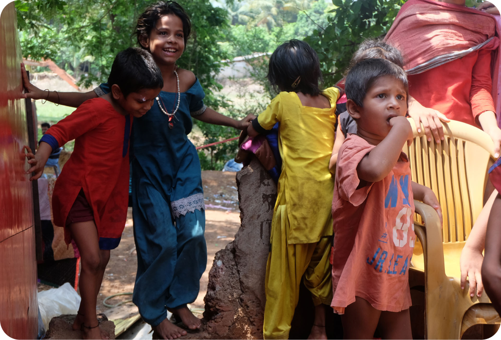 Children at Stepping Stones Daycare Centre