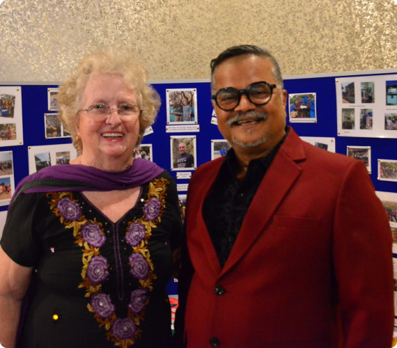 Anita Edgar and Matthew Kurian