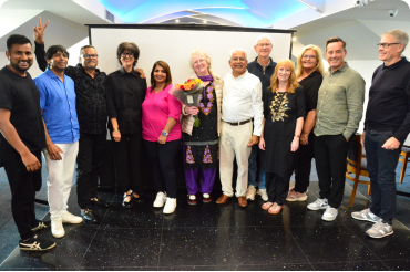 Supporters at the Bollywood Night fundraiser