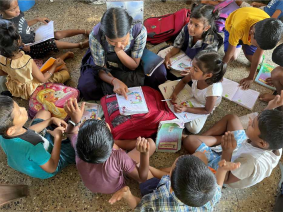 Children taking part in activities