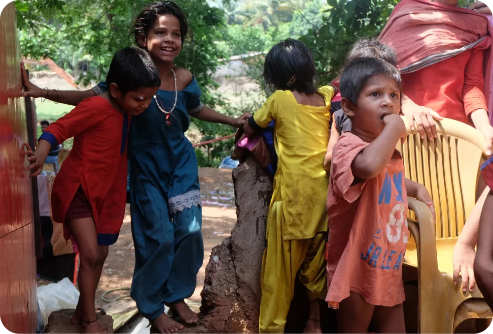 Children at Stepping Stones Daycare Centre