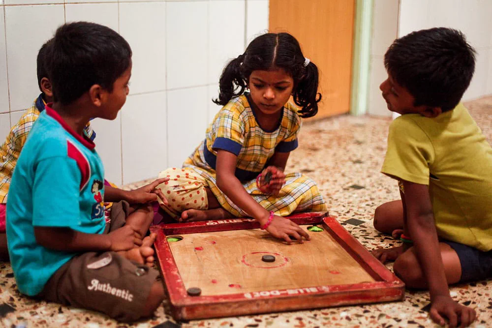 Children at an El Shaddai community centre